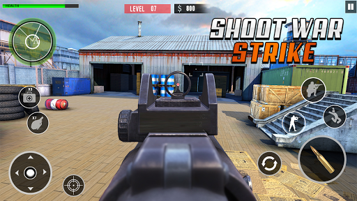 Shoot War Strike : fps Ops - Gameplay image of android game