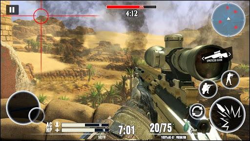 Desert Sniper 3D: Battleground - Gameplay image of android game