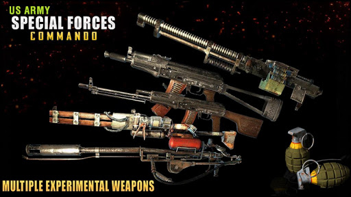US Army Special Forces Commando World War Ops 2020 - Gameplay image of android game