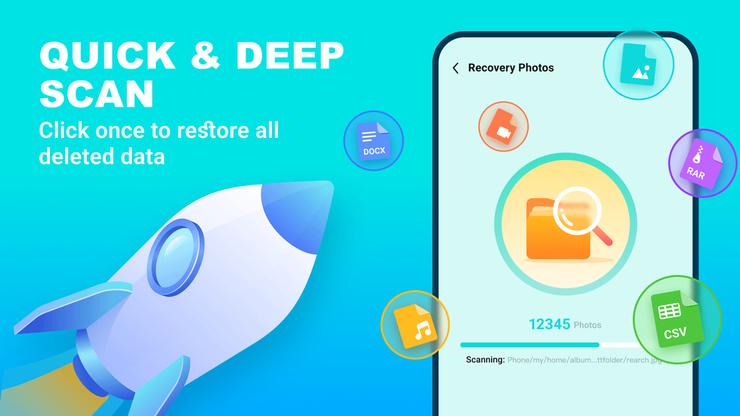 Photo Recovery-File Rescue - عکس برنامه موبایلی اندروید