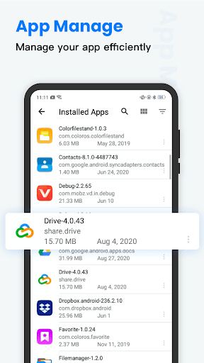 FileManager file cleaner - Image screenshot of android app