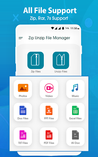 Zip File Extractor: Rar File Extractor - Image screenshot of android app