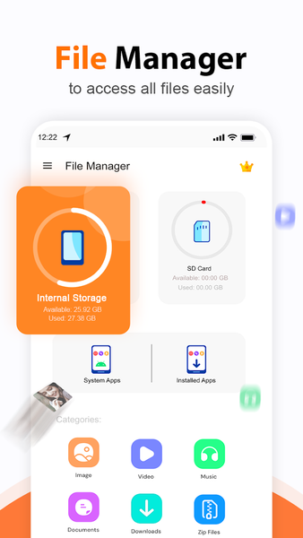 File Manager for Android - عکس برنامه موبایلی اندروید