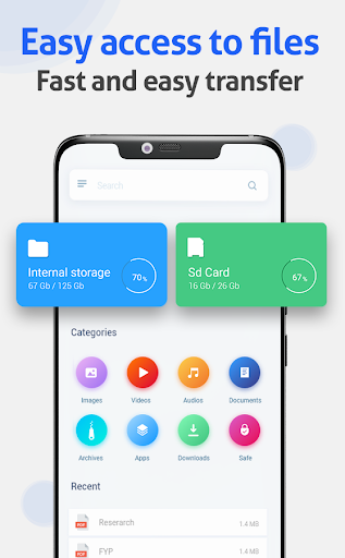 Files to SD Card - File Manager - عکس برنامه موبایلی اندروید