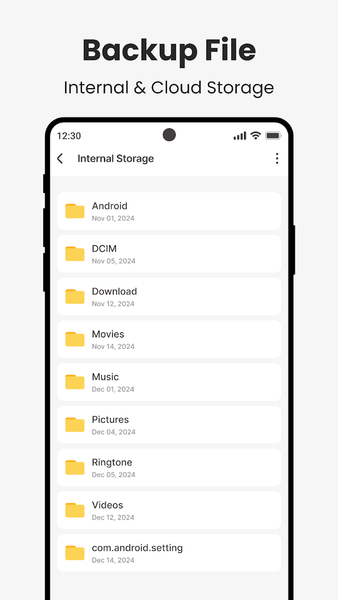 File Manager - عکس برنامه موبایلی اندروید