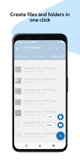 File Manager HD - عکس برنامه موبایلی اندروید