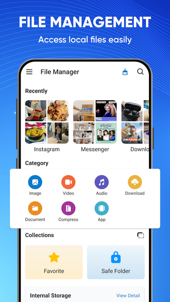 File Manager - File Sharing - عکس برنامه موبایلی اندروید