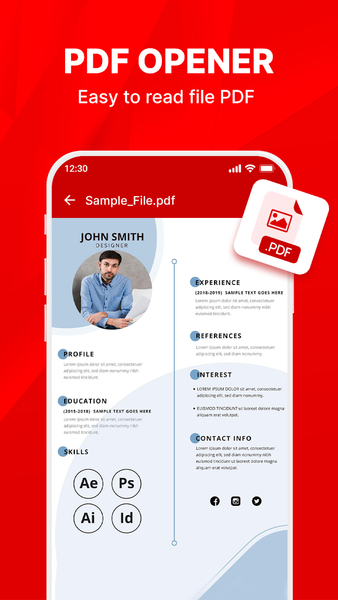 All Document File Reader - عکس برنامه موبایلی اندروید