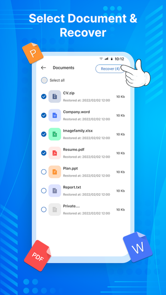 Recover Deleted Photos & Video - عکس برنامه موبایلی اندروید