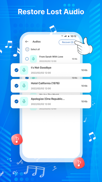 Recover Deleted Photos & Video - عکس برنامه موبایلی اندروید