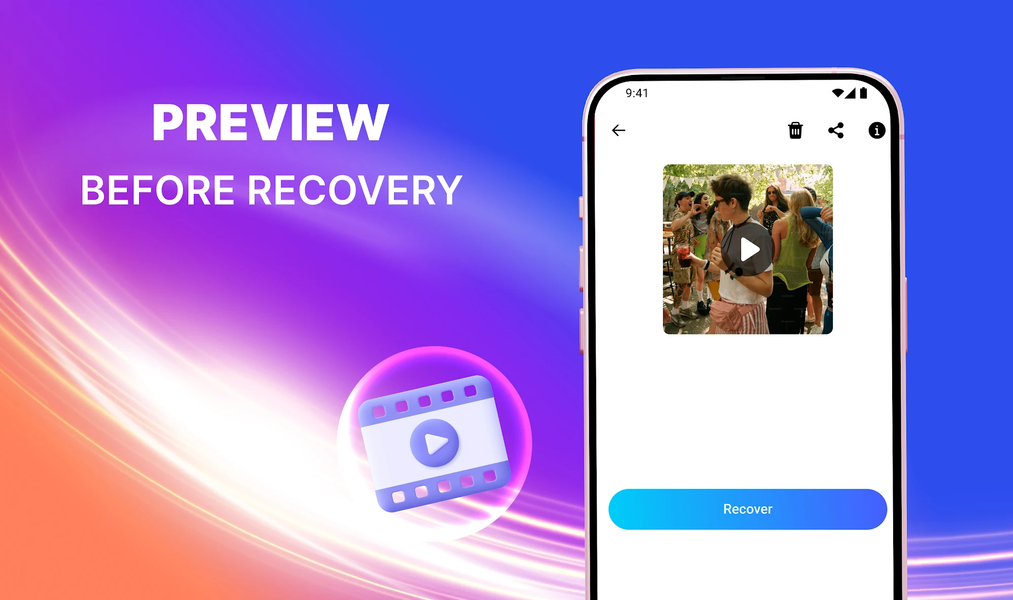 All Recovery: File, Photo, Mes - عکس برنامه موبایلی اندروید