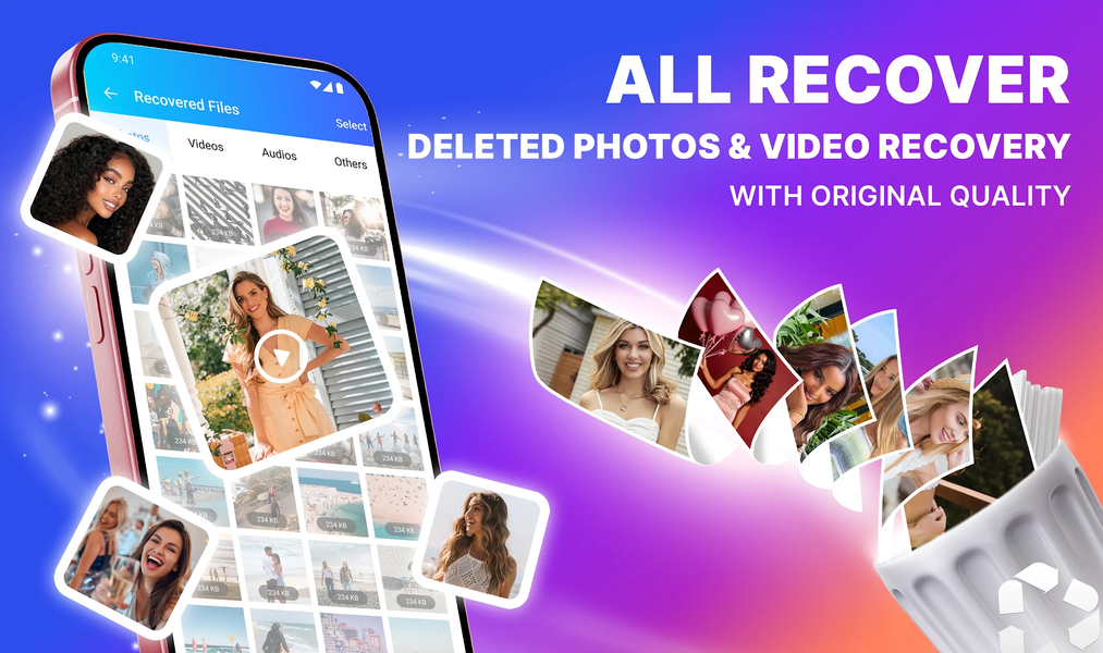 All Recovery: File, Photo, Mes - عکس برنامه موبایلی اندروید
