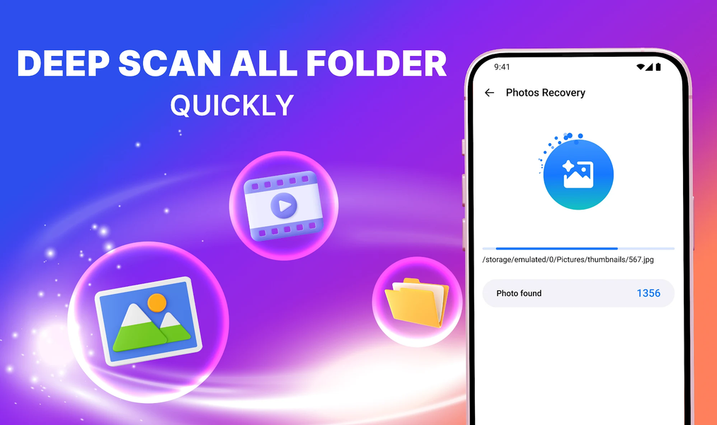 All Recovery: File, Photo, Mes - عکس برنامه موبایلی اندروید