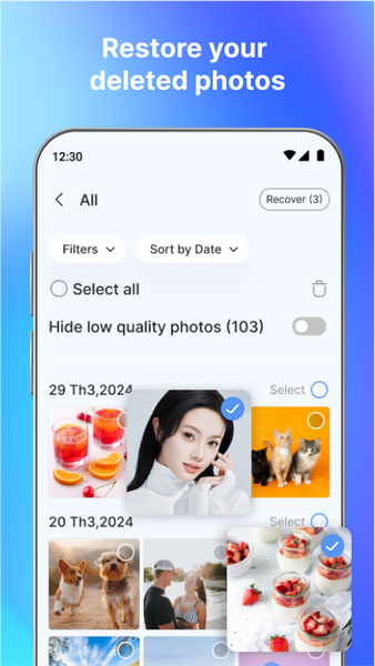 File & Deleted Image Recovery - عکس برنامه موبایلی اندروید