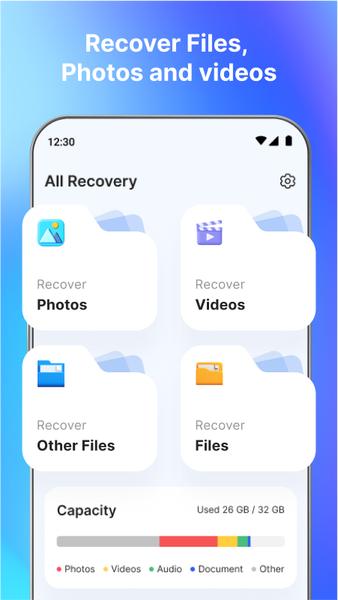 File & Deleted Image Recovery - عکس برنامه موبایلی اندروید