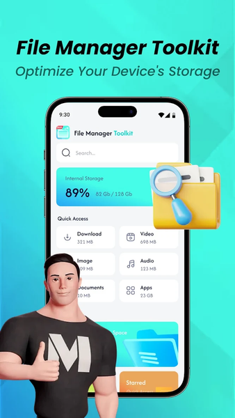 File Manager Toolkit - عکس برنامه موبایلی اندروید