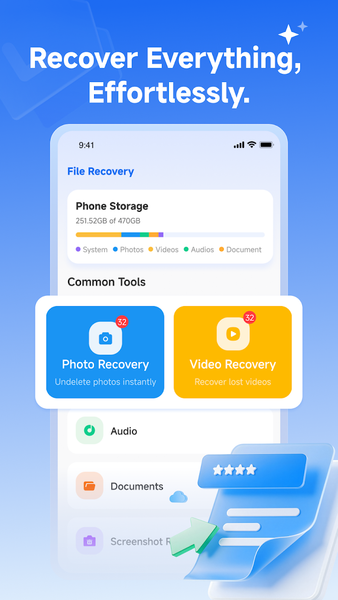 Photo Recovery & File Restore - عکس برنامه موبایلی اندروید