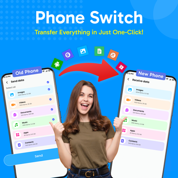 Smart Switch - Copy My Data - عکس برنامه موبایلی اندروید