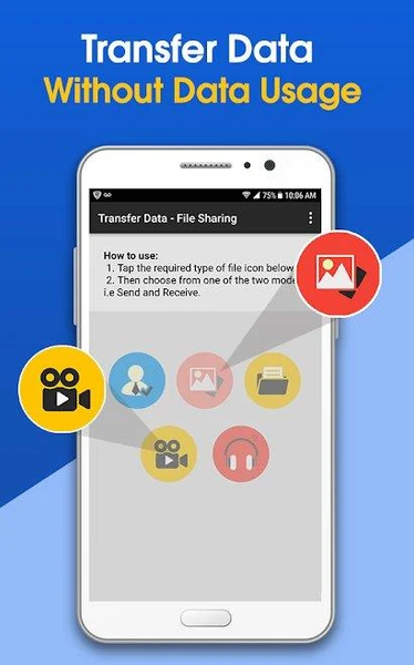 File Transfer & Data Sharing - Image screenshot of android app