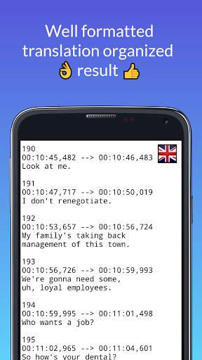 File Translator Subtitle srt - Image screenshot of android app