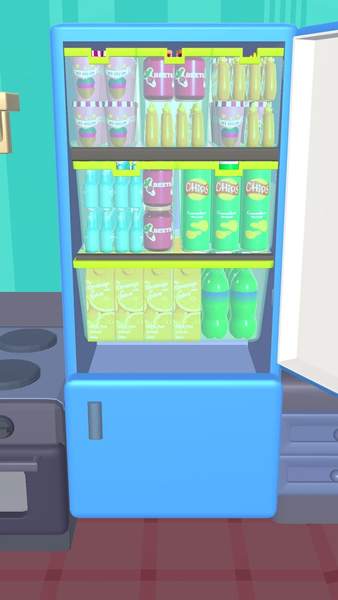 Fridge Organizing 3D - Gameplay image of android game