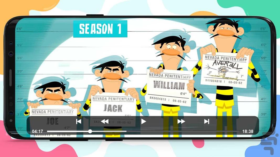 The Daltons 3 Cartoon and Game - Image screenshot of android app