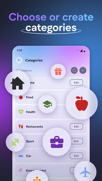 BudGe: Smart Spending Tracker - Image screenshot of android app