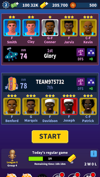 Idle Basketball Manager 2025 - Gameplay image of android game