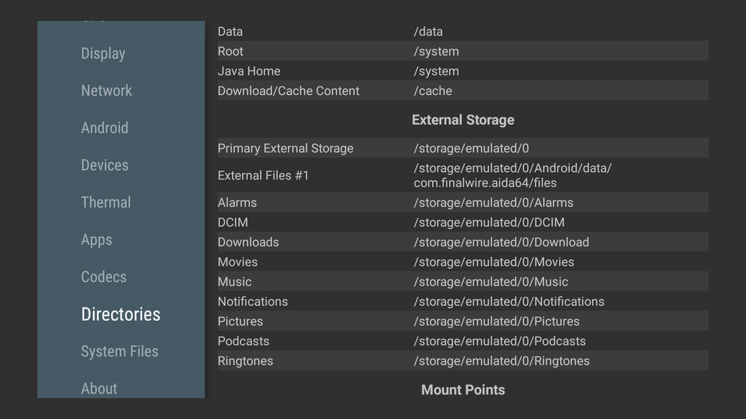 AIDA۶۴ - عکس برنامه موبایلی اندروید