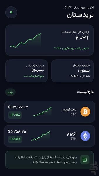 تریدستان - Image screenshot of android app