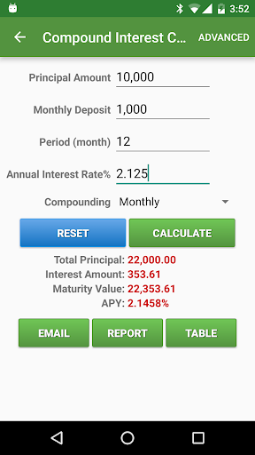 Financial Calculators - Image screenshot of android app