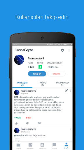 FinansCepte Döviz ve Altın - Image screenshot of android app