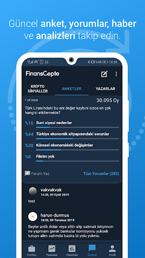 FinansCepte Döviz ve Altın - Image screenshot of android app