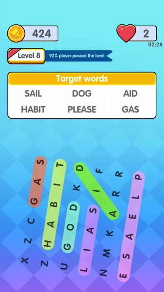 Find the Word - Gameplay image of android game