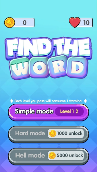 Find the Word - Gameplay image of android game