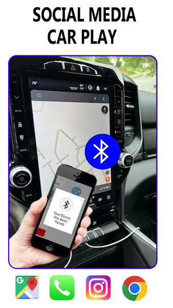 Carplay Android auto sync: bt - عکس برنامه موبایلی اندروید
