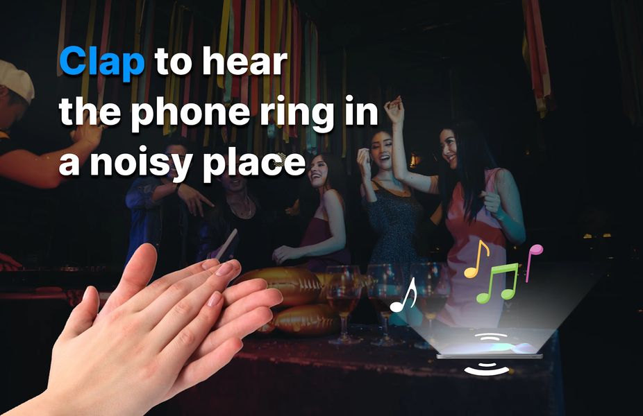 Clap to Find My Phone, Whistle - عکس برنامه موبایلی اندروید