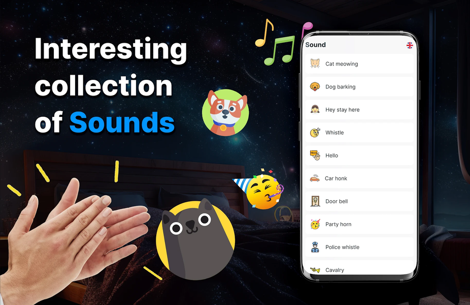 Clap to Find My Phone, Whistle - عکس برنامه موبایلی اندروید