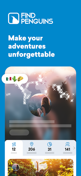 FindPenguins: Travel Tracker - Image screenshot of android app