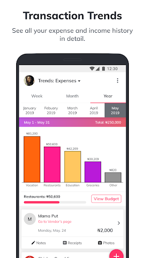 REACH -Track Personal Finances - عکس برنامه موبایلی اندروید