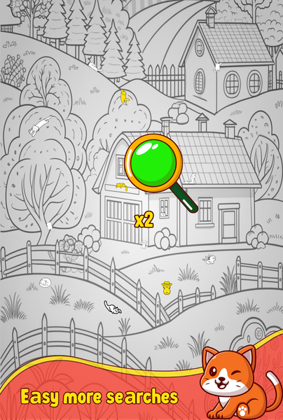 Find Out Hidden Cat - Spot It! - عکس برنامه موبایلی اندروید