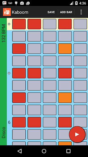 Kaboom beat maker MPC - loops - Gameplay image of android game