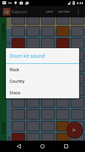 Kaboom beat maker MPC - loops - Gameplay image of android game