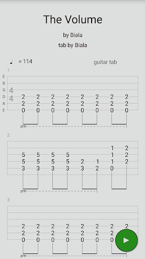 Guitar Tabs X - Image screenshot of android app