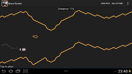 Brave Rocket old arcade - Image screenshot of android app