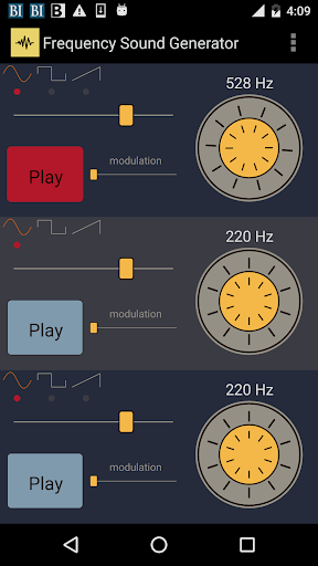Frequency Sound Generator - Image screenshot of android app