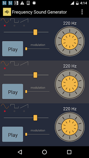 Frequency Sound Generator - Image screenshot of android app