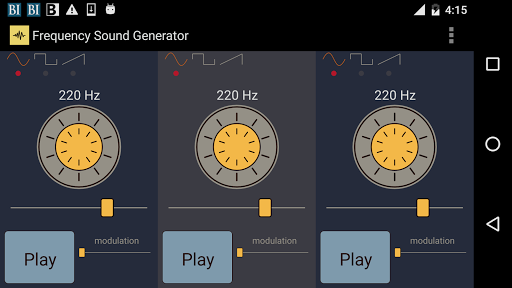 Frequency Sound Generator - Image screenshot of android app
