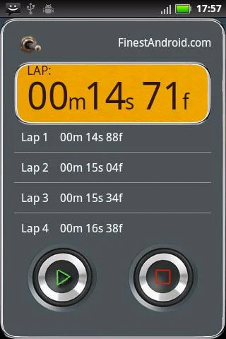 Winner stopwatch - Image screenshot of android app