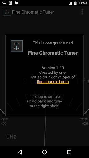 Fine Chromatic Tuner - عکس برنامه موبایلی اندروید